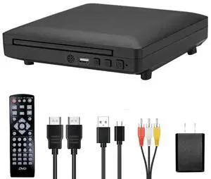 DVD Player Compact Personal Multimedia EVD Player Multifunction DVD MP3 MP4 RW VCD CD Player Home Theater System