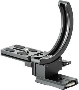 Tripod Ring Lens Mount, For DSLR SLR, Vertical Camera Bracket, 1/4" Rotatable Collar Mount Plate, Fits For Arca-Type Plates