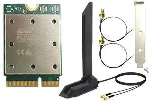 Upgrad Tri Band FME-865 7 Bluetooth 5.4 Wireless Card 2.4G/5G/6Ghz Wireless Network Adapter For Win11