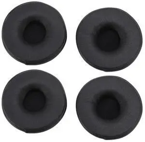 2 Pairs Replacement Ear Pads Fit for Jabra Engage 55 65 75 Headset Protein Leather Memory Foam Sponge Headphone Earpads Cushions