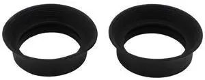 2pcs Scope Eyepiece Eyecup Foldable Soft Rubber Eyepiece Cover for 28 to 32mm Microscope Monocular Binocular Eyepiece