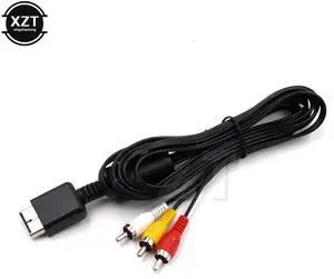 1.8M AV Cable 3RCA TV Adapter Audio Video Cable for 2 3 PS2 PS3 Console Game Accessories