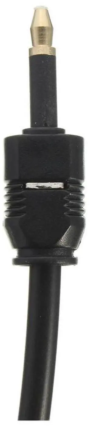 2X 1M 3Ft Toslink To Mini Plug 3.5Mm Digital Optical SPDIF Audio Cable Gold Plated