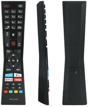 RM-C3338 RC43101P Remote Control Replacement for JVC 4K LED LCD TVs LT-24C680 LT-24C685 LT-32C695