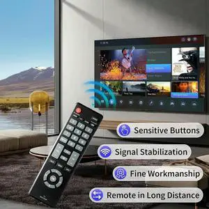 Universal TV Remote Control For Sanyo LCD LED HDTV, Compatible With Multiple Models Including NH315UP