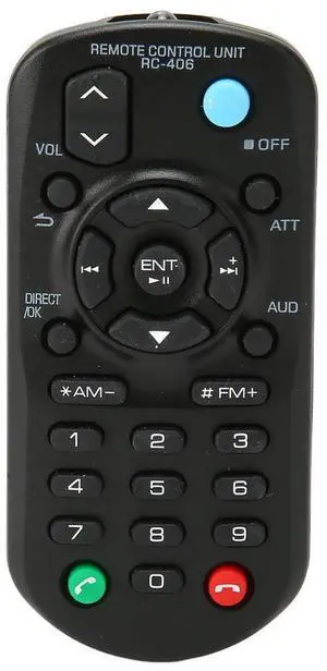 RC 406 Remote Control Compatible for Kenwood KDC X398 KDC 200UB KDC 170Y KMM BT260U KDC X704 CD Receiver CD Receiver Remote hot