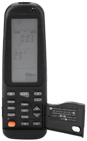 Replacement 25 in 1 Air Conditioner Remote Control for Electra/ Airwell/ Emailair/ Elco RC-3 Remote Control