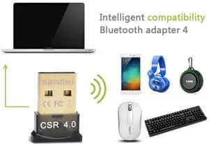 Bluetooth Adapter USB Dongle for Computer PC Wireless Mini USB Bluetooth Transmitter CSR 4.0 High Speed Music Receiver Adapter