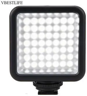 VBESTLIFE W49 Mini Portable Dimmable LED Video Light Panel On Camera Fill Light