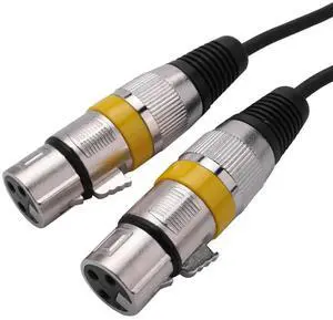 2X 30Cm 3Pin Xlr Male To 2 Xlr Female Audio Extension Cable Y Splitter For Mic Mixer Recorder Dj Cable 2X 30Cm 3Pin Xlr Male To 2 Xlr Female Audio Extension Cable Y Splitter For Mic Mixer Recorder Dj Cable