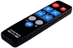 Learning Remote Control 9 Large Buttons Universal IR For TV-BOX Dvds STB VCR Heater For Old Devices