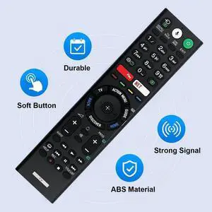 Replace RMF-TX210ES Voice Remote Control For Tvs And Bravia Tvs For All 4K UHD LED LCD HD TV