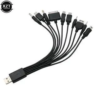 Universal Micro USB Cable Portable 10 in 1 USB Multi Charger phone cord Charging Cord Adapter for phone Universal Micro USB Cable Portable 10 in 1 USB Multi Charger phone cord Charging Cord Adapter for phone