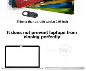 9PCS Webcam Cover Slide, Ultra Thin Round Hole Laptop Camera Cover Slide Blocker For Computer Pro Imac PC