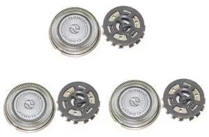 3Pcs Replacement Shaver Blade Heads HQ4 For HQ912 HQ914 PQ216 PQ182 PQ190 YQ6008