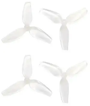 For RC FPV Remote Control Drone Parts 45MMX3 FPV Propeller 3-Blades PC Material 1.5MM Shaft 2CW+ 2CCW For DIY Racing Models