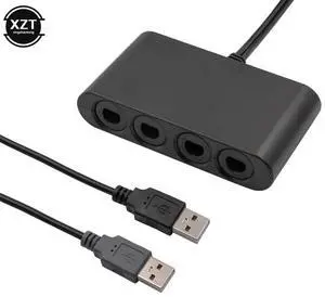 4 Ports GC Controllers USB Adapter Gamecube Controller Adapter Fit for Nintend Switch Wii u / PC Console Support Dropshipping