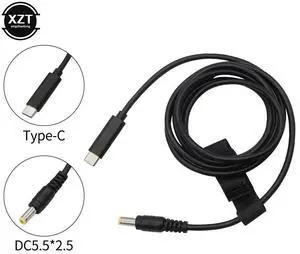 USB Type C PD Charging Cable Cord Dc Power Adapter Converter 5.5*2.5 18.5V-20V 3A for Laptop Charger USB Type C PD Charging Cable Cord Dc Power Adapter Converter 5.5*2.5 18.5V-20V 3A for Laptop Charger