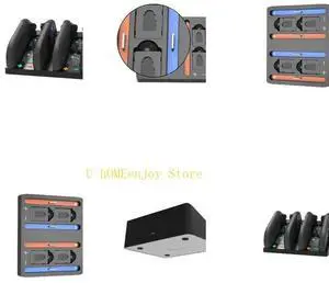 Multiple Controller Charging Station LED Display Small Size for Consoles  2 Gaming
