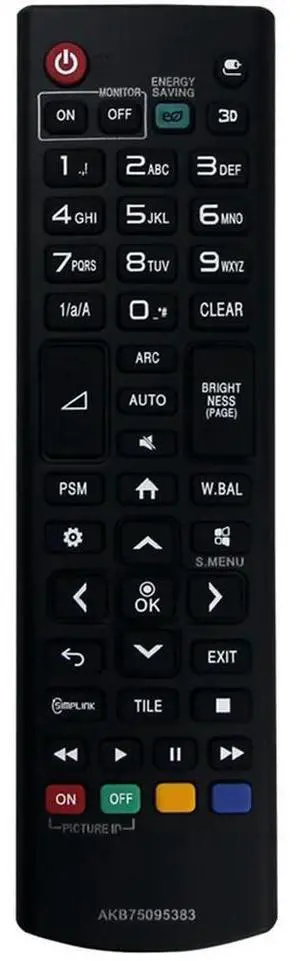 Replacement AKB75095383 Remote Control For For TV AKB75095383 Remote Control