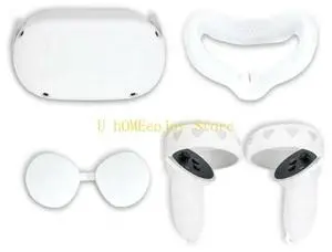 Silicone Cover Accessories for Oculus- Quest- 2 All-in-one Set Silicone for S