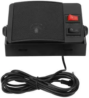 Car Radio Speaker Stable Clear Sound External Communications Speaker with Base for Yaesu for Kenwood for ICOM Car Radio Speaker Stable Clear Sound External Communications Speaker with Base for Yaesu for Kenwood for ICOM