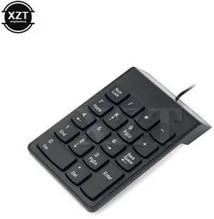 18 Keys Number Pad Keyboard USB Wire Mini Keyboard for Laptop Desktop PC Pro Numpad Keyboard