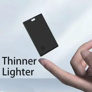 Wallet Tracker Card Wireless Rechargeable Anti-lost Card Location Tracking Tag Works with Find My App Item Finder