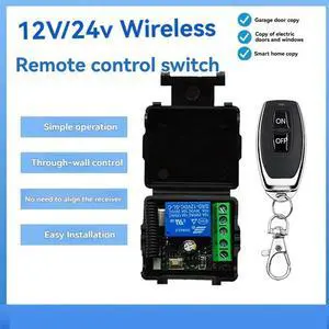 433Mhz Wireless Remote Control Switch RF Relay 12V Remote Control Switch For Garage Door Motor Light Control