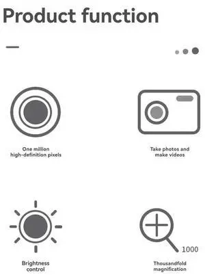 Wireless Digital Microscope Endoscope Inspection Camera 50X-1600X Magnification Handheld Mini Phone