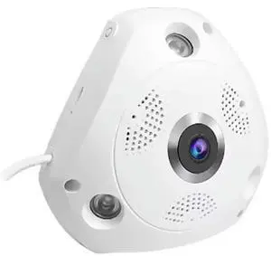 Dome CCTV Camera IP Fisheye Indoor Home Security Camera 180 Degree 360 Degree Panoramic Motion Detection US Plug