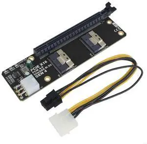 Graphics Video Card Card 2 Port SlimSAS 8i to PCIe4.0 x16 Slot Graphics Video Card Card 2 Port SlimSAS 8i to PCIe4.0 x16 Slot
