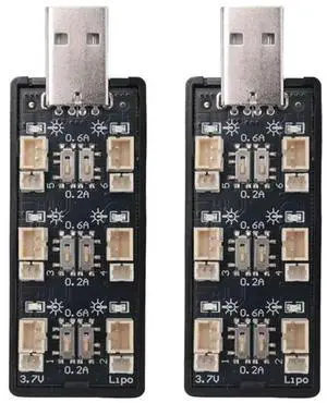 1S Lipo Charging Adapter Board 6CH USB To 3.7V- 3.8V For RC Model 1S Lipo Charging Adapter Board 6CH USB To 3.7V- 3.8V For RC Model