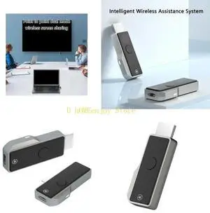 50m Video Transmitter and Receiver Type C Wireless Extender Display Adapter for Laptop PC To Phone Camera Projector