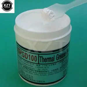GD Brand Heat Sink Plaster Compound GD100 Thermal Conductive Grease Paste Silicone Net Weight 150 Grams For CPU LED