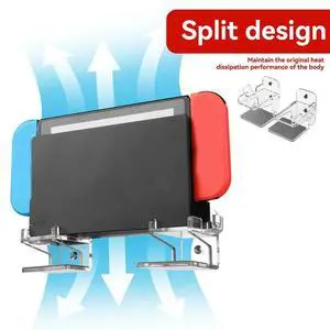 Wall Mount Holder For Nintendo Switch1 Console Bracket Acrylic Wall Mount