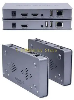 4K USB KVM Extender Support for 7 System,IR Control