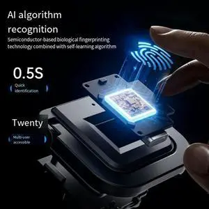 Drawer Fingerprint Lock Bedside Lock For Drawers, Desks, Safes, Cash Registers, Wardrobes For Home And Office