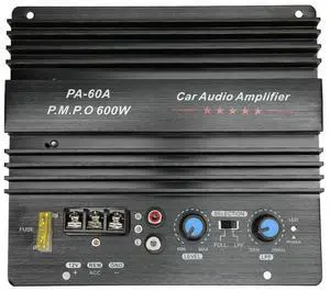 Car Sound Power Amplifier Board 12V 600W High Power Bass Subwoofer Amp Board for Cars Car High Power Subwoofer Amp Board