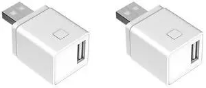 2X Tuya USB Adaptor Switch 1 Gang 5V Mini USB Power Adaptor Life Control Via Alexa Google Yandex Alice