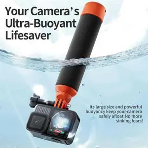 Floating Camera Hand Grip For Gopro Action Camera Underwater Diving Buoyancy Bar Selfie Stick Monopod