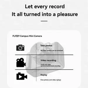 Camcorder HD 1080P Mini Camera Flash Lamp With 0.96 Inch Screen Ultra Compact Video Recorder Portable Sports Small Retro