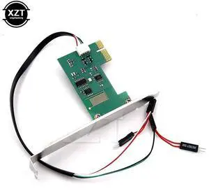 Hot Sale Mini PCI-e Desktop PC Remote Controller 20m Wireless Restart Switch Turn On/OFF For Desktop Computer