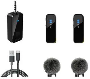 Lapel Microphone M35 Wireless One Drag Two Noise Reduction For Broadcast Outdoor