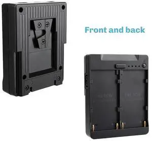 V-Mount Lock To Dual NP-F550/750/970 NP-F Series Power Supply Converter Plate For Tilta Kit Monitors LED Light