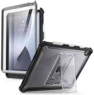 i-Blason Ares Case for iPad Air 5th Generation/iPad Air 4th Generation 10.9 Case (2022/2020), Full-Body Kickstand with Built-in Screen Protector Cover with Pencil Holder (Black)