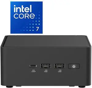 NUC15CRHC7 NUC 15 Pro Mini PC with 15th Gen Core 7 Processor, Crucial 16GB Dual Channel DDR5 Memory, Crucial P310 2TB PCIe Gen 4 NVMe SSD, Windows 11 Pro Pre-Installed by E-ITX