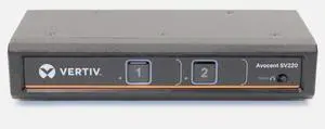 Vertiv Avocent SV200 Desktop KVM Switch | 2 Port | DVI-I (SV220-001)