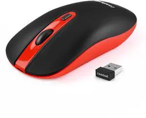 Rechargeable Wireless Slim Cordless Mouse, 2.4G Portable Less Noise Optical Mouse with 5 Adjustable DPI Levels for Laptop, Desktop, MacBook Rechargeable Wireless Slim Cordless Mouse, 2.4G Portable Less Noise Optical Mouse with 5 Adjustable DPI Levels for Laptop, Desktop, MacBook