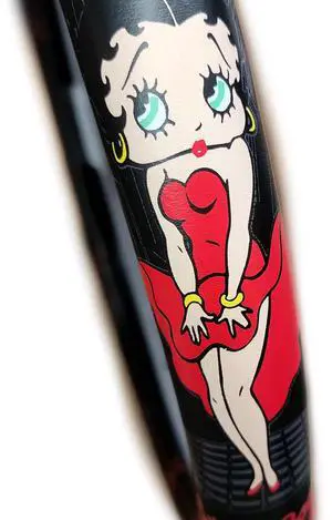 Yupbizauto New Betty Boop Timeless Design Front Low Back Car Seat Covers & Steering Wheel Cover Set